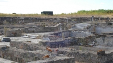 Ru&iacute;nas romanas de Pis&otilde;es (Beja) encerradas temporariamente