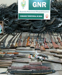 GNR apreende armas