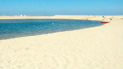 Obras na praia da Costa
