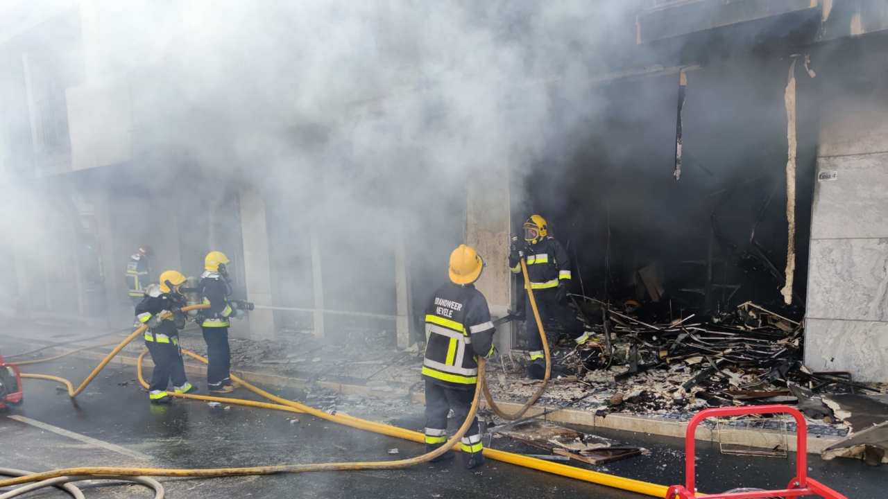 Aljustrel. Loja chinesa destruída por fogo posto, seis pessoas desalojadas