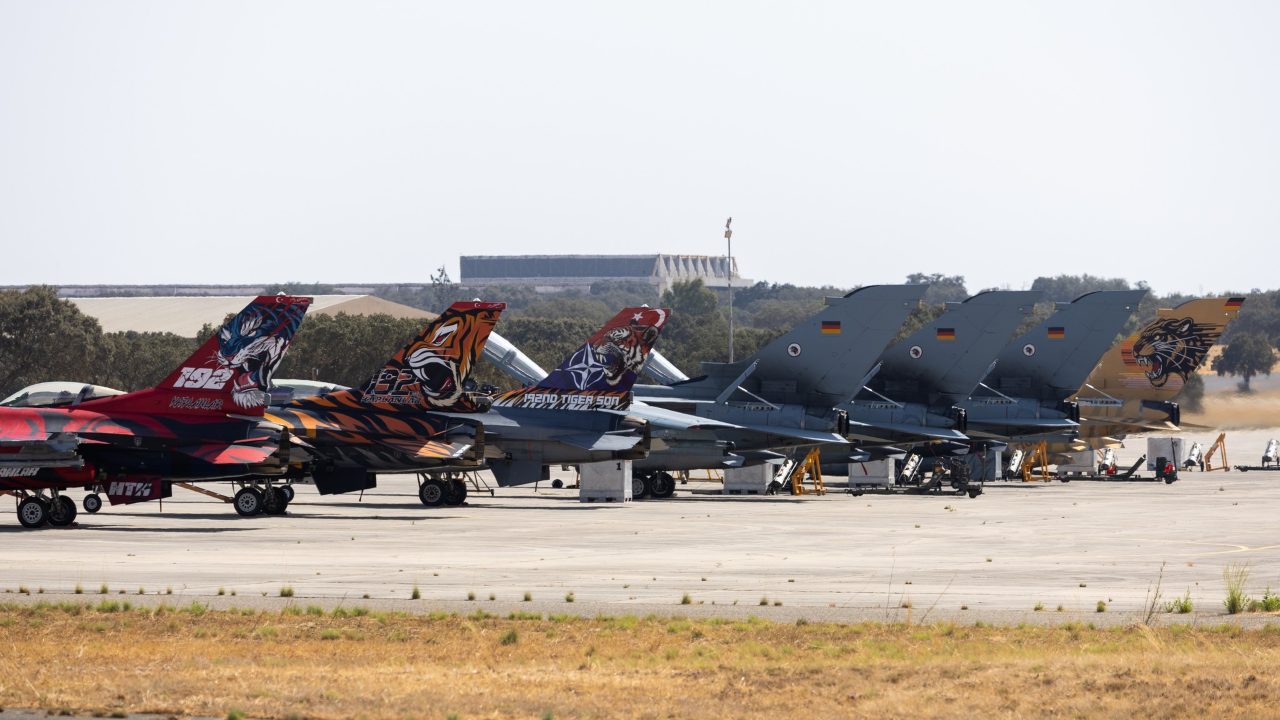 Exercício militar da NATO na Base Aérea de Beja