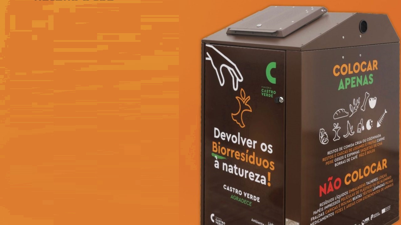 Câmara de Castro Verde instala novos abrigos para biorresíduos