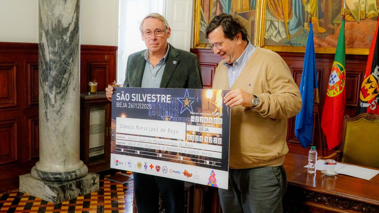 Receita da São Silvestre de Beja entregue à Santa Casa da Misericórdia