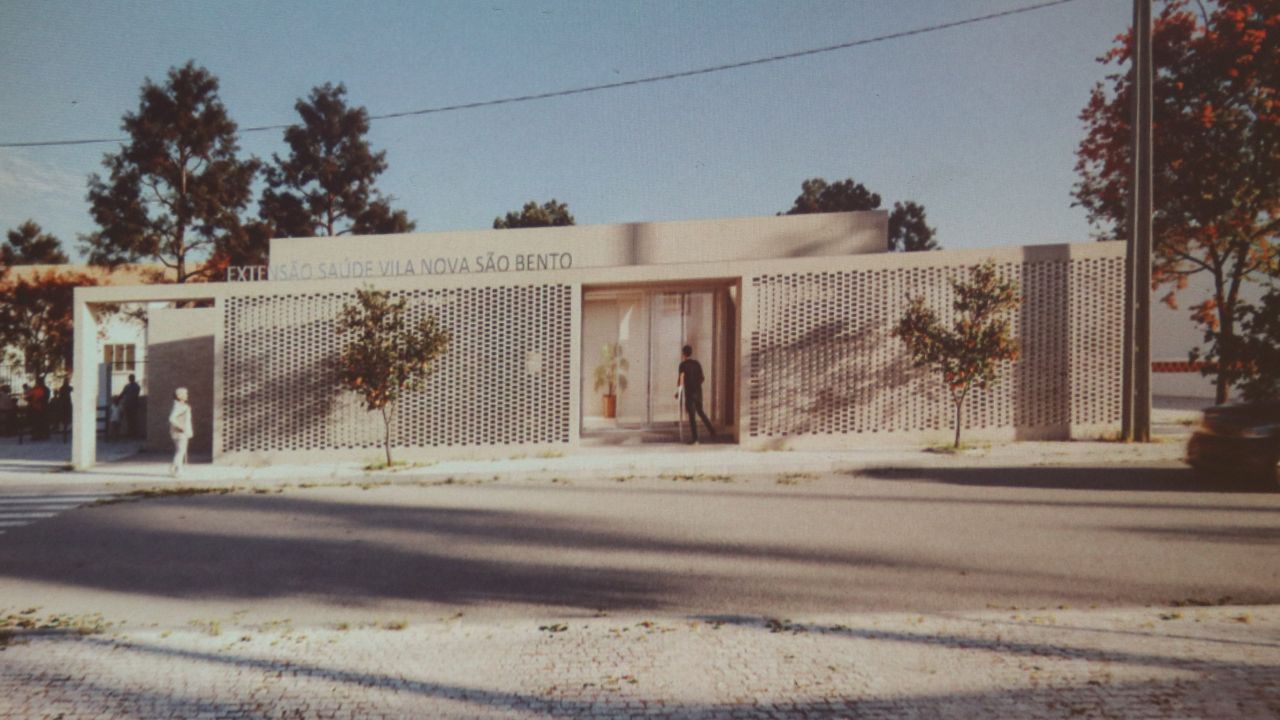 Obras de ampliação e requalificação da Extensão de Saúde de Vila Nova de São Bento avançam