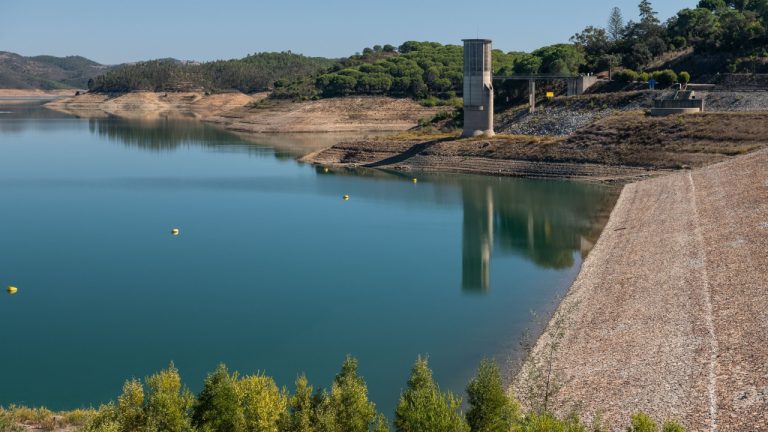 Vista da Barragem de Santa Clara