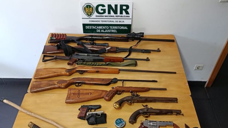 GNR - apreensão armas Ourique (set 2025)